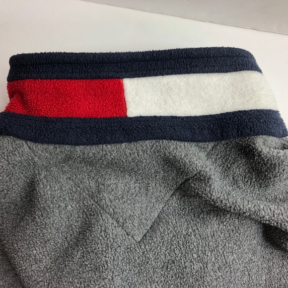 Vintage 90s Tommy Hilfiger Spell Out Fleece - Picture 7 of 8